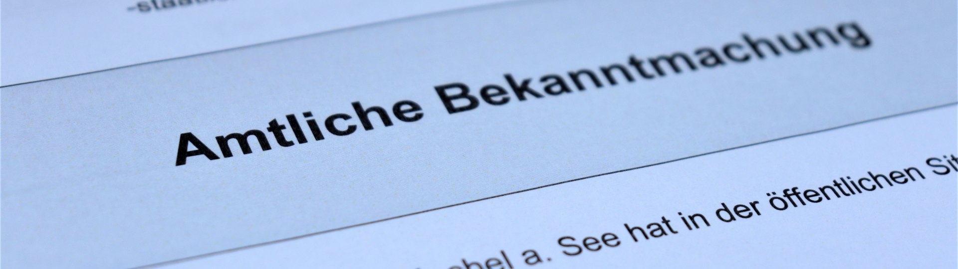 Amtliche Bekanntmachungen, &copy; Gemeinde Kochel a. See