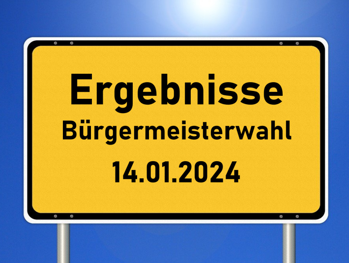 Ergebnisse Bürgermeisterwahl 14.01.2024, © Gemeinde Kochel a. See