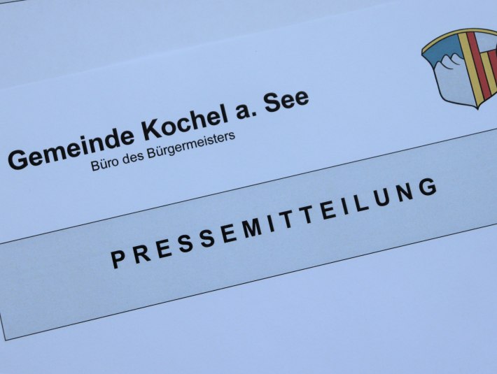 Pressemitteilungen, &copy; Gemeinde Kochel a. See