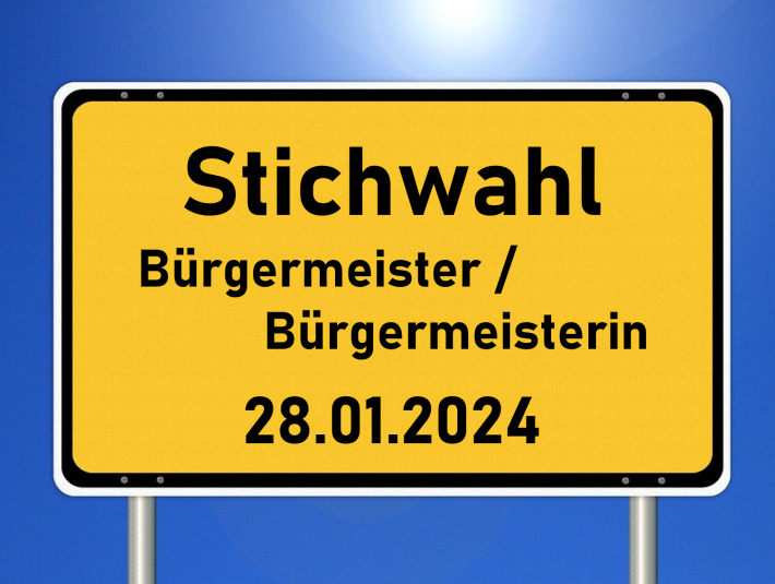 Stichwahl Bürgermeister-Bürgermeisterin Kochel a. See 28.01.2024, © Gemeinde Kochel a. See