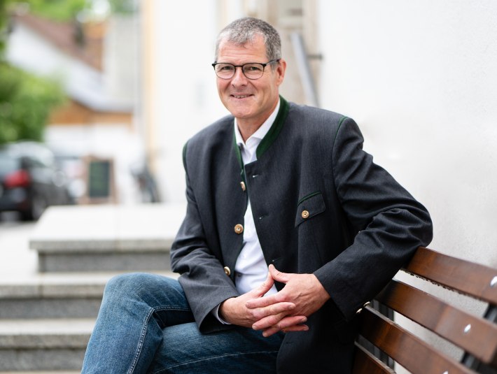Erster B&uuml;rgmermeister Jens M&uuml;ller, &copy; Gemeinde Kochel a. See, Fotograph: Simon Debes